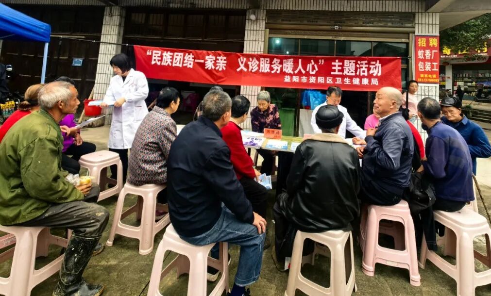 民族团结一家亲 健康义诊暖民心