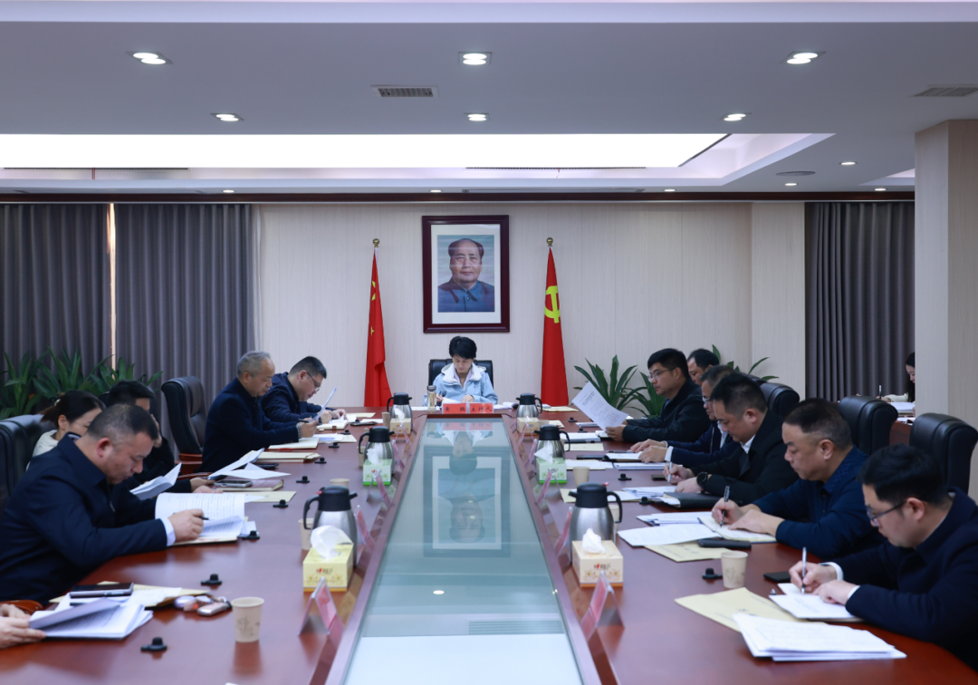 黄瑛主持召开区人民政府2025年第13次政府常务会议