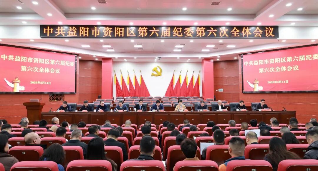 资阳区召开第六届纪委第六次全体会议