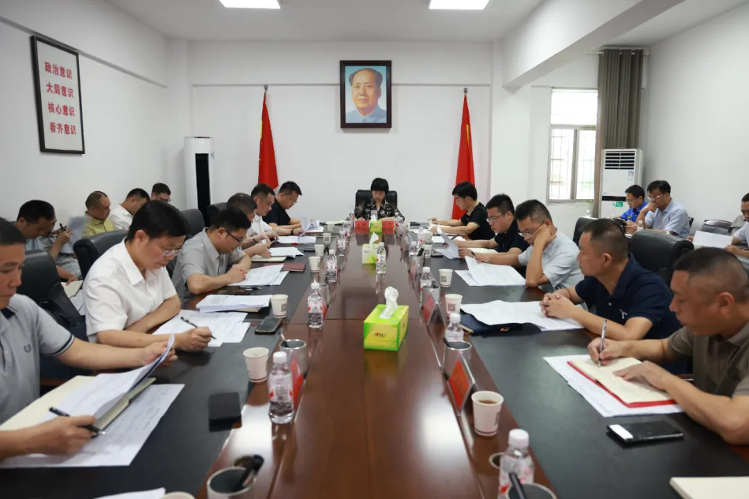 林红华主持召开园区工作推进会