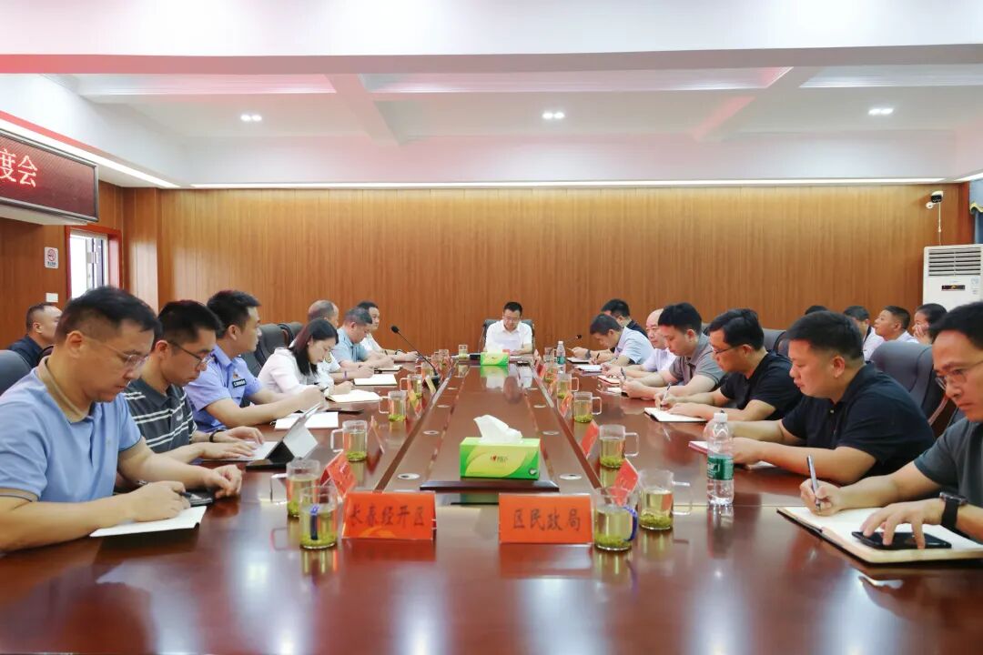 资阳区召开安全生产工作现场调度会